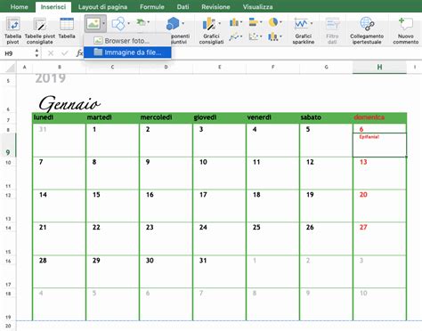Creare Un Calendario Con Excel Pronto Da Stampare
