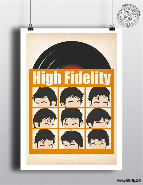 High Fidelity Minimal Movie Poster — Posteritty