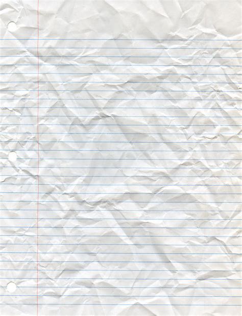 Crumpled Looseleaf Paper By Cliffski On Deviantart