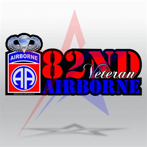 Army Decals 82nd Veteran American Military Decals