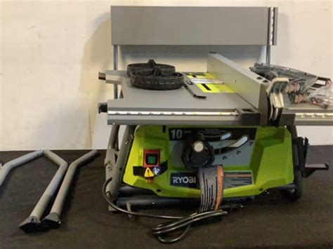 Ryobi 10 Table Saw With Rolling Stand Rts23 Lot 940 August Monthly