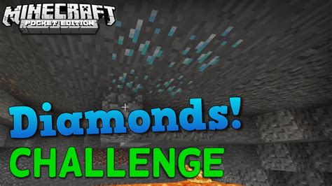 Minecraft Pe Pocket Edition Diamond Challenge 0151 Youtube