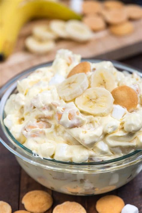 Banana Pudding Fluff Salad Crazy For Crust