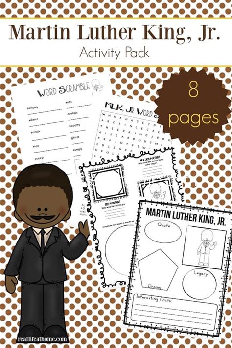 Martin Luther King Jr Worksheets Packet Free Printables