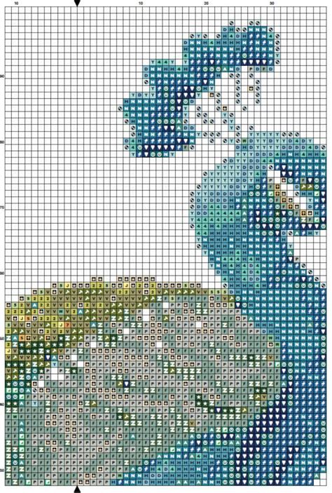 Peacock Cross Stitch Pattern Instant PDF Download Peacock Etsy