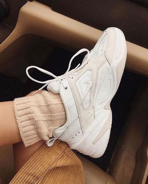 Shoes White Sneakers Chunky Sneakers Dad Sneakers Pink Socks