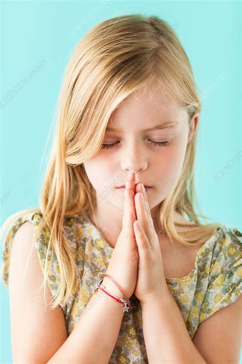 Child Praying Stock Image C0332516 Science Photo Library