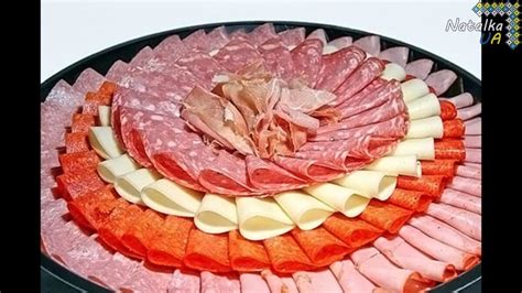 how to arrange cold cuts lay it out beautifully video healthy food near me