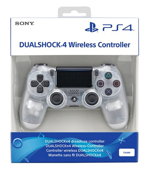 Comando Sony Dualshock 4 V2 Crystal Ps4 Catalogo Mega Mania A Loja