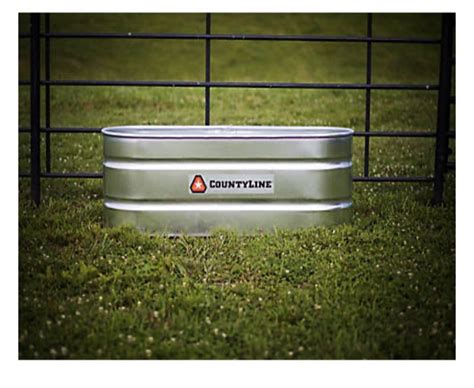 Countyline Oval Galvanized Stock Tank 2 Ft X 6 Ft X 2 Ft 170 Gal
