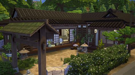 Sims 4 House Building Japanese House Youtube