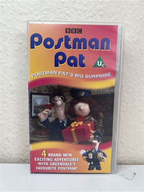 Postman Pat Vhs Cassette Postman Pats Big Surprise Vhs Tape 1998 Free