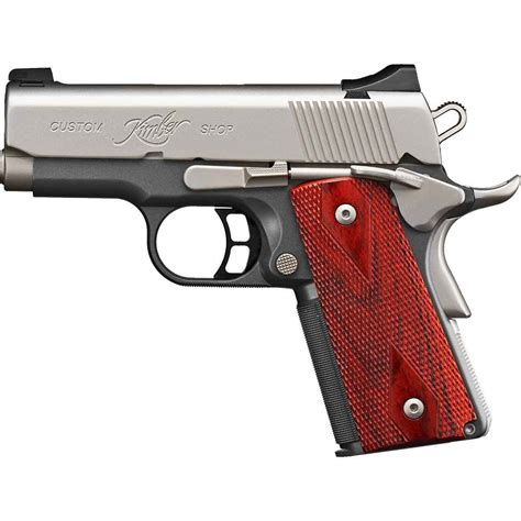 Kimber 1911 Cdp 45 Auto Acp 3in Satin Silver Pistol 71 Rounds
