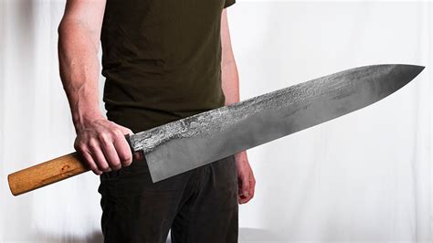Forging The Worlds Largest Chef Knife Youtube