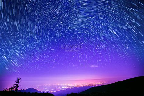 밤하늘의 별 레일 배경 사진 및 창의적인 일러스트 무료 다운로드 Lovepik