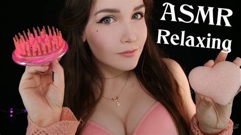 АСМР Массаж лица и головы 💆‍♂💆 asmr relaxing face and scalp massage 💤 youtube
