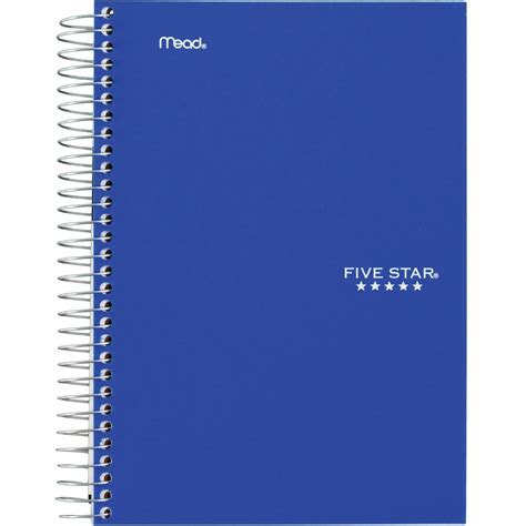 Five Star 5 Subject Notebook Notebooks Acco Brands Corporation