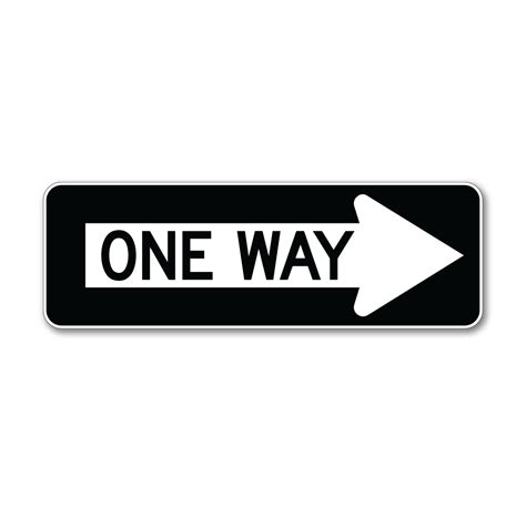 One Way In Right Arrow Sign Reflective Street Traffic Sign