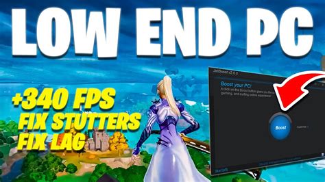 How To Boost Fps On Low End Pc In Fortnite Chapter 4 Season 2 Fix