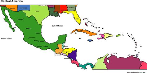 United Provinces Of Central America Map United States Map