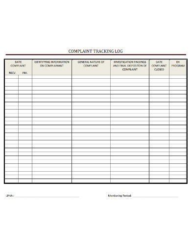 My expense tracker worksheet helps me to track my spendings and also helps me to prevent overspending (resulting in more savings). 10+ Complaint Log Templates in DOC | Excel | PDF | Free & Premium Templates
