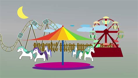 3d Theme Park Animation Youtube