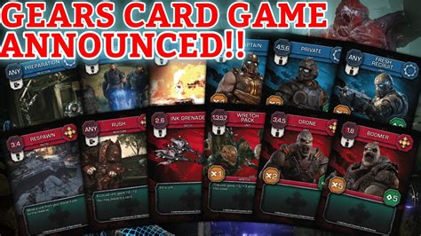 Gears News Gears Of War The Card Game Announced Youtube