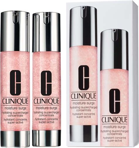 So if you have that on your skin, it creates that dewy skin finish, he adds. Clinique Moisture Surge Hydrating Supercharged Concentrate ...