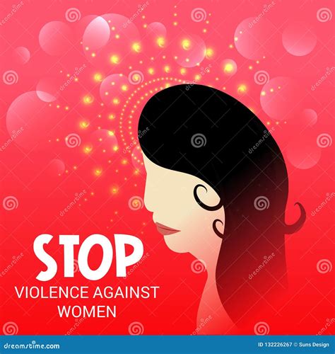 Stop Violence Against Women Stock Illustration Illustration Of Female