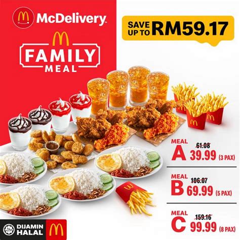 Nikmati menu pilihan terbaik dengan kualitas makanan yang terjamin bersama teman dan keluargamu hanya di mcdonald's indonesia. 8 Apr 2020 Onward: McDonald's McDelivery Family Meals ...
