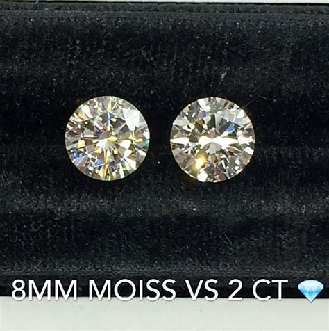 Moissanite Vs Diamond Moissanite Vs Diamond Side By Side Jewelry