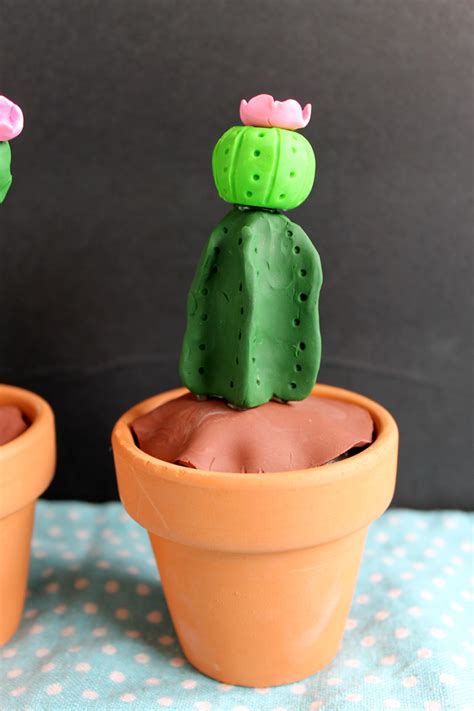 DIY Clay Cactus that ANYONE can make! - The Country Chic Cottage
