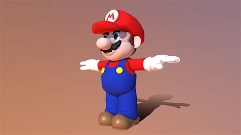 3d Super Mario Download Free 3d Model By Yanez Designs Yanez