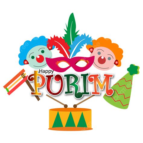 Happy Purim Vector Png Images Happy Purim Illustration Png 10 Bash