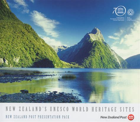 New Zealand Stamp Presentation Pack Unesco World Heritage Sites