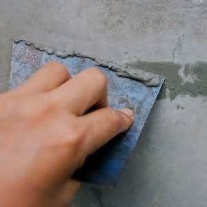 Oprava děr v betonu