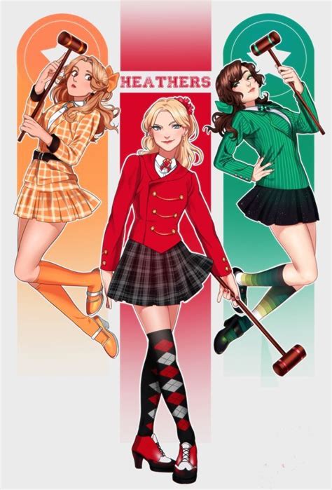 the heathers ️ heathers the musical heathers movie heathers fan art