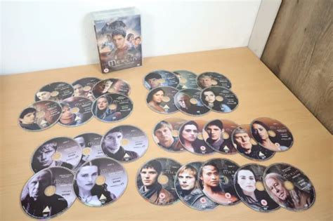 Merlin The Complete Collection Dvd Boxset 27 Disc Set £2495 Picclick Uk