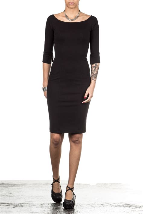 Check spelling or type a new query. Plein Sud Jeanius Damen Jersey Kleid lang schwarz | LuxuryLoft