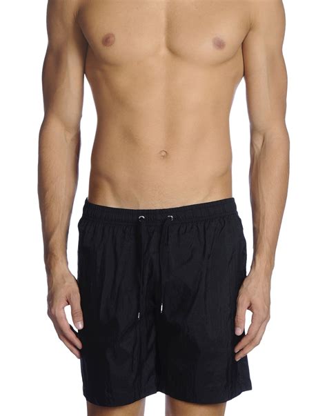 Moschino Swimming Trunks In Black For Men Lyst