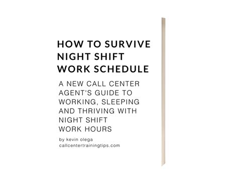 how to survive night shift work schedule call center training tips