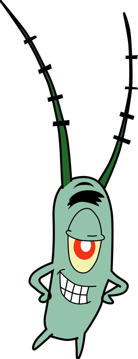 Plankton Spongebob Villain Png Pngmoon Png Images Coloring Pages Gambaran