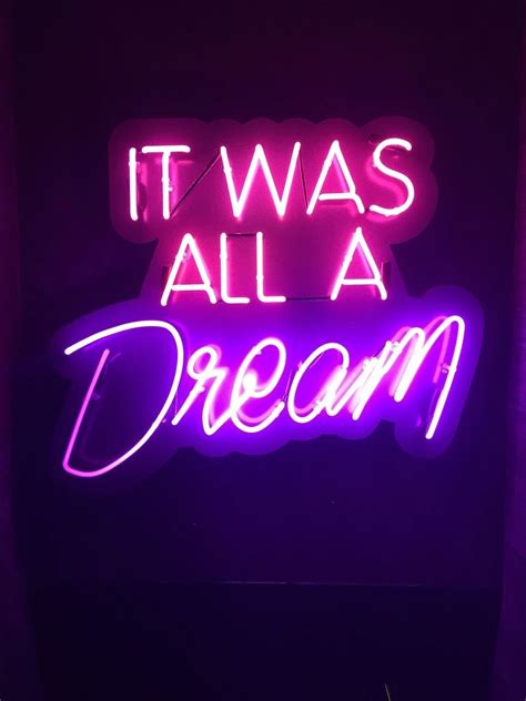 Dream Neon And Quote Image Neon Quotes New Retro Wave Neon Words