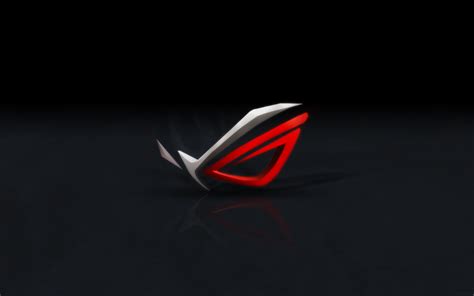 Download 3840x2160 Republic Of Gamers Asus Logo Reflection Shadow