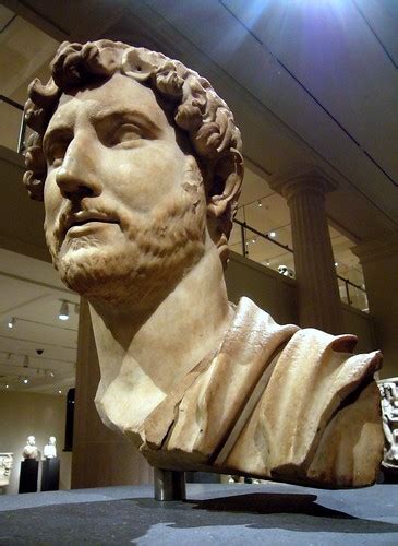 Portrait Bust Of The Emperor Hadrian Marble Roman Hadrian Flickr