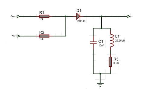 Simple Amplitude Modulation Am Circuit Using Single Diode Modulator