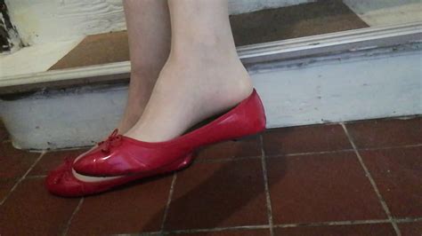Red Patent Ballet Flats Youtube