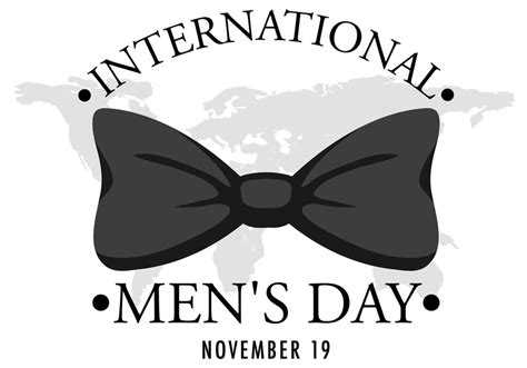 Free Vector International Mens Day Poster Design