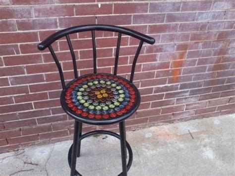 Home dzine crafts ideas | craft ideas using bottle caps. Handmade Bottle Cap Bar Stool by Totland Design ...