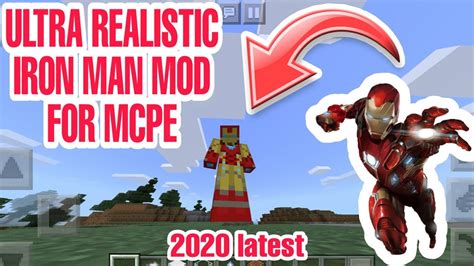 Ultra Realistic Iron Man Mod For Minecraft Pocket Edition How To